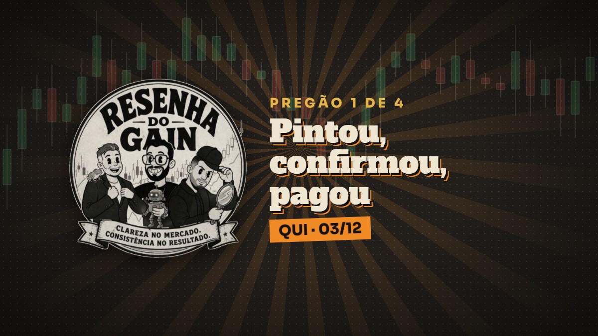 Pregão 1 de 4: Pintou, confirmou, pagou, quinta 03/12